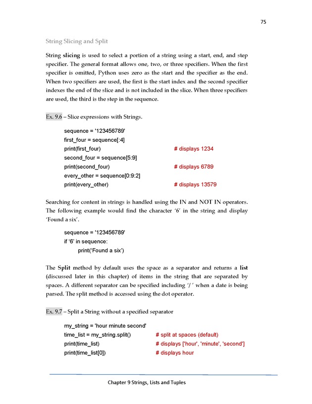 Python Programming: Basics to Advanced Concepts Advanced Programming Workshop - Page 75